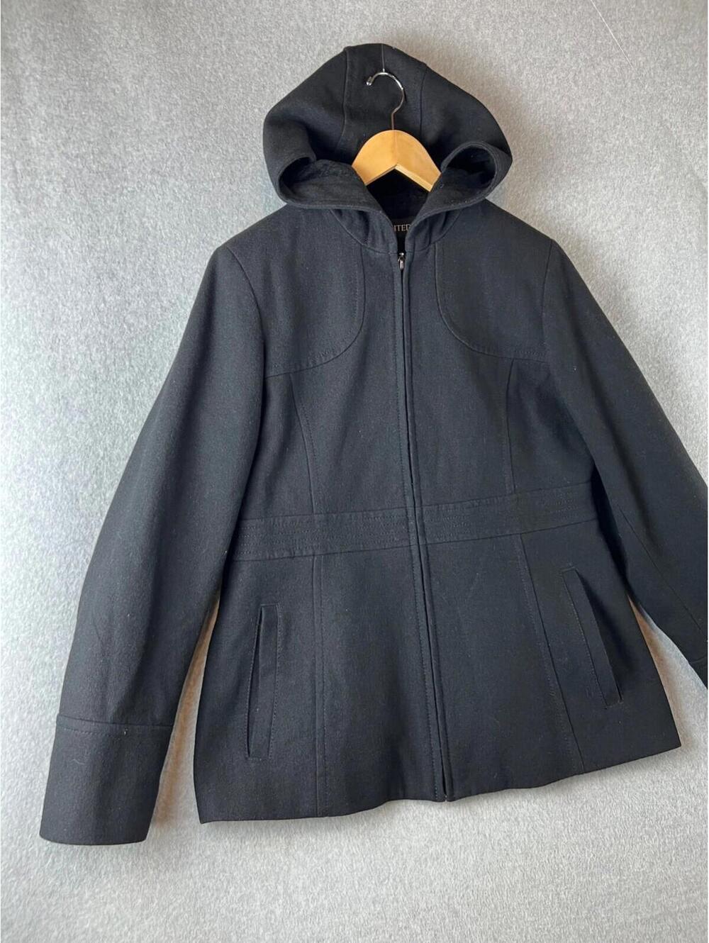 Fs Limited Jacket Wool Lightweight Zip Up Hooded Womens L - Picture 6 of 13